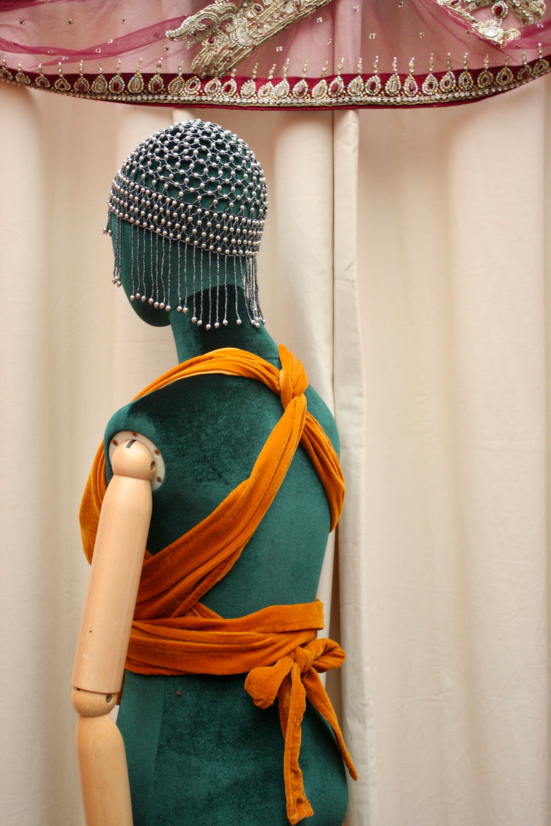 Velvet Multi-Way Halter Top