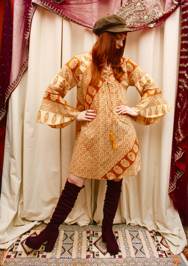 'Dusty' Cotton Mini Dress