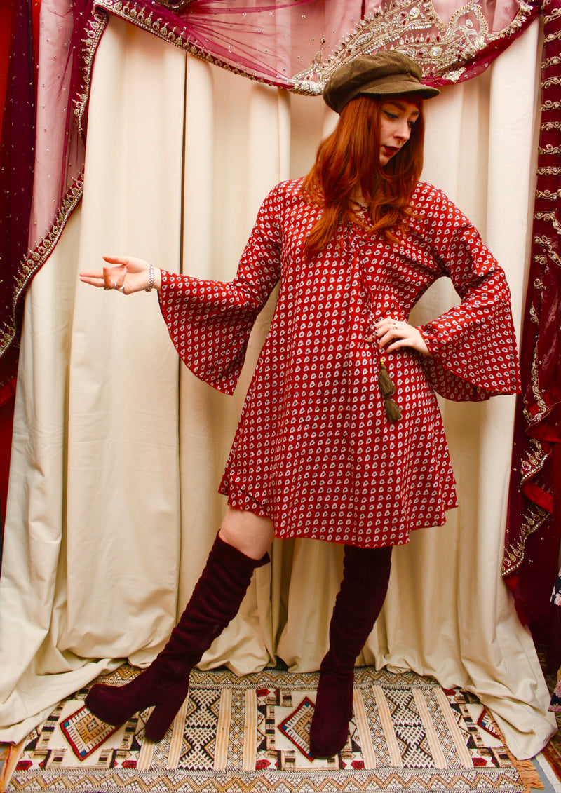 'Dusty' Cotton Mini Dress