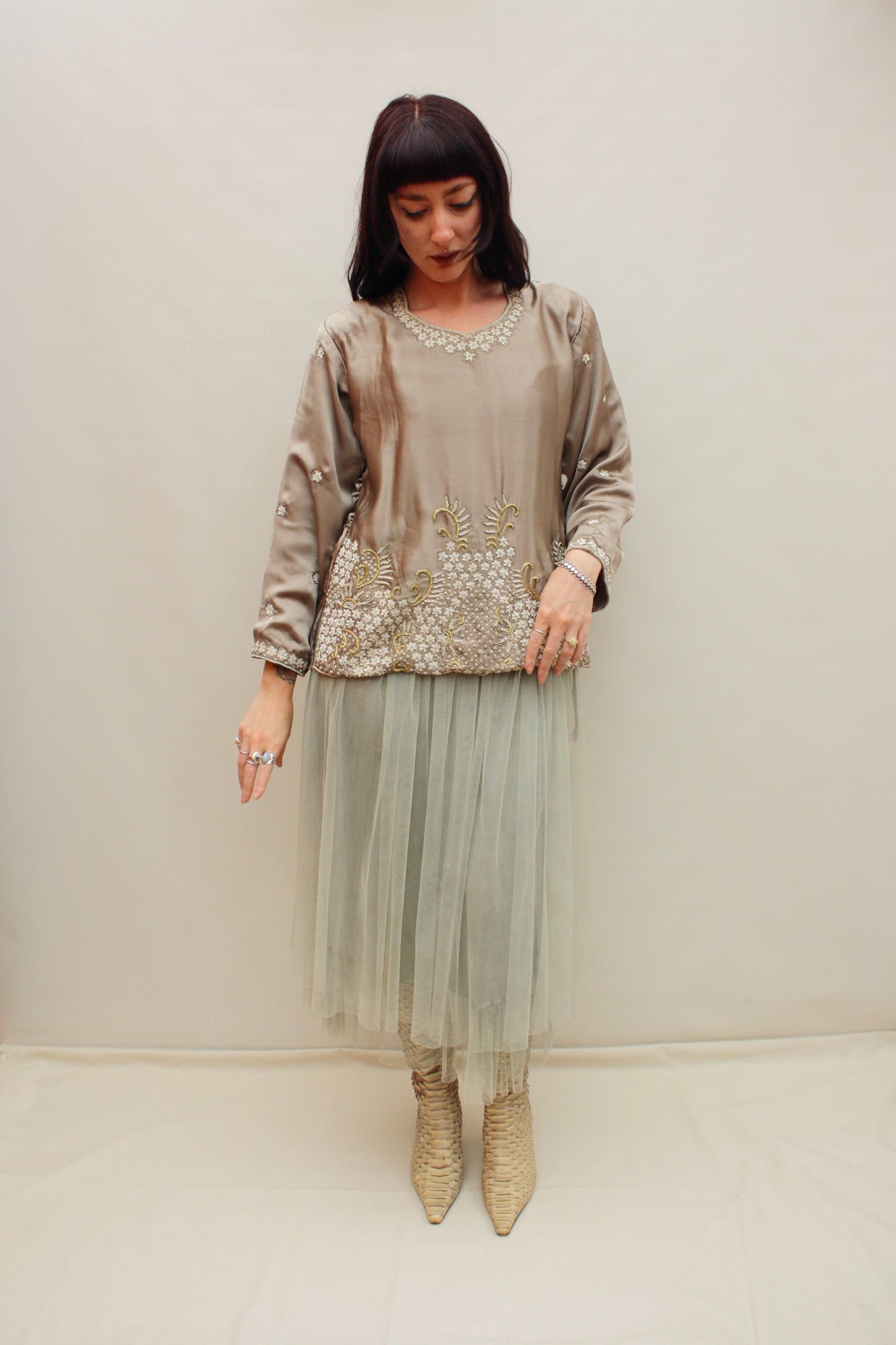 Vintage Silk Indian Blouse