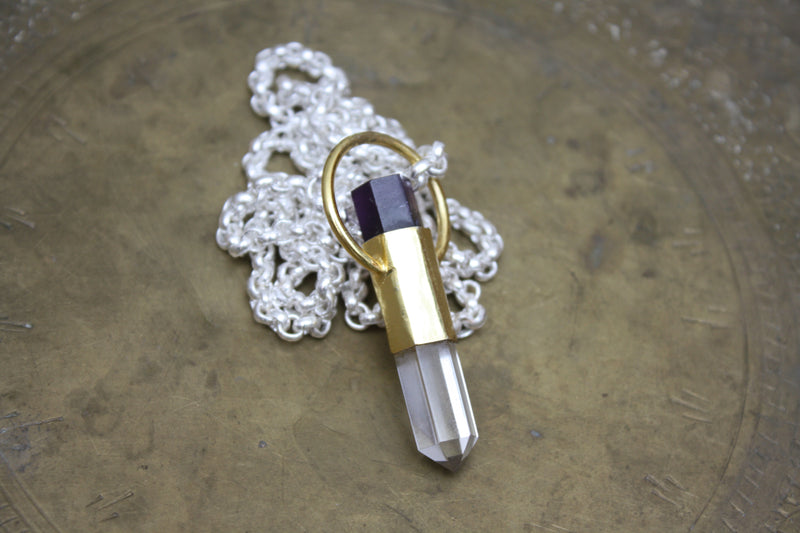 Amethyst Quartz Necklace