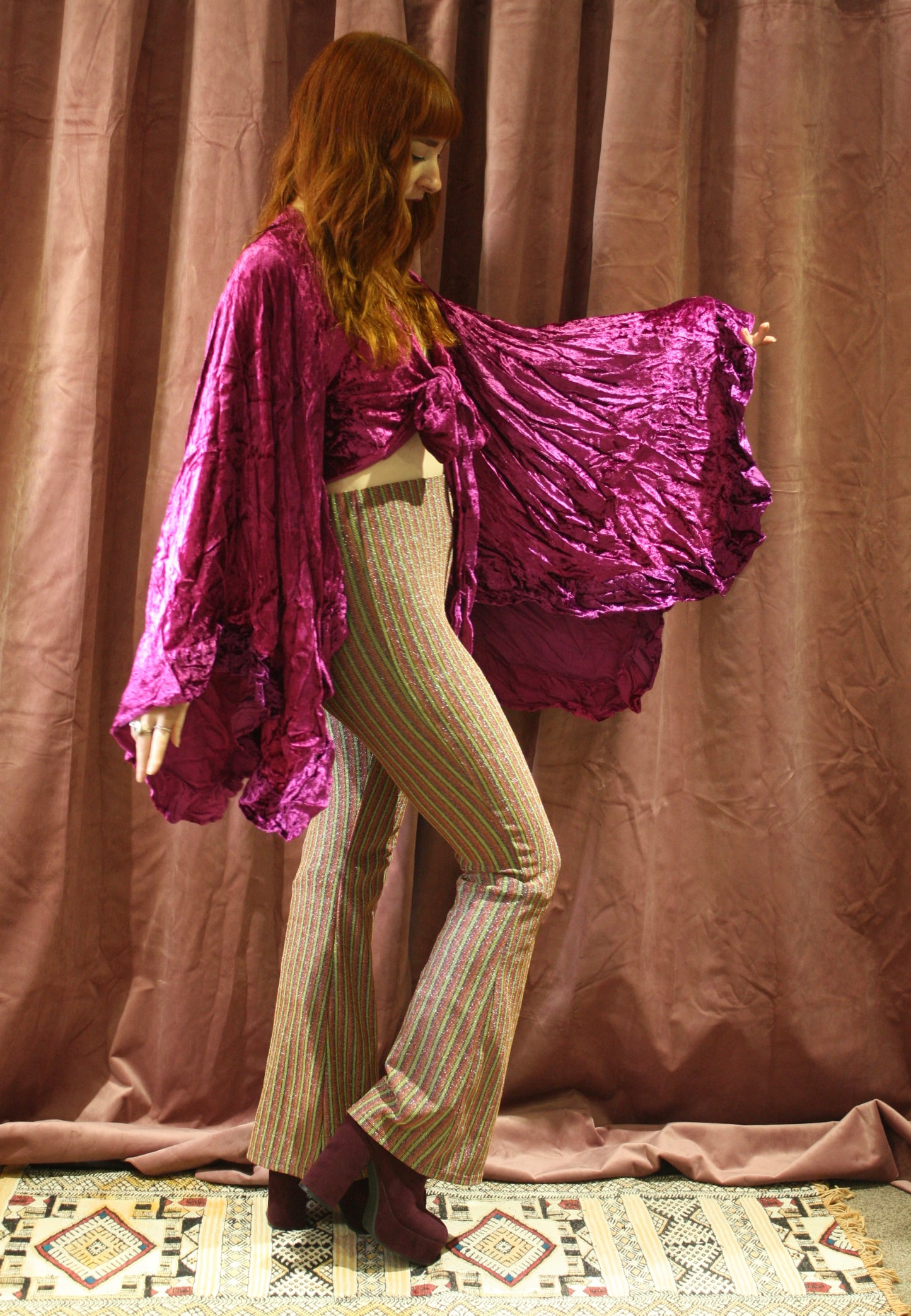 Velvet Butterfly Blouse