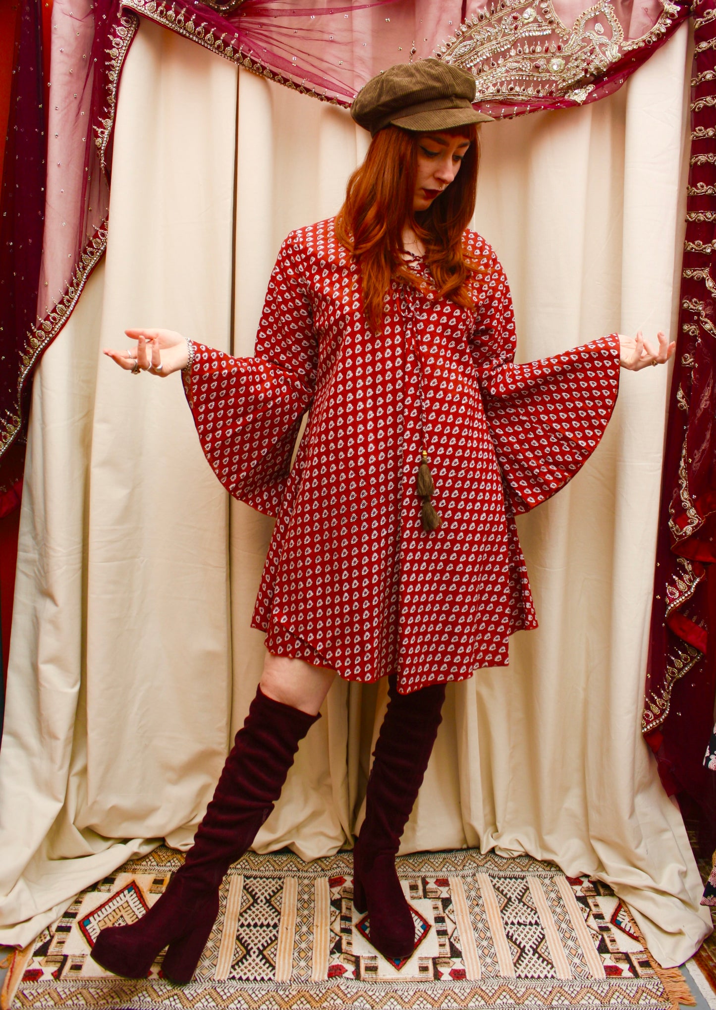 'Dusty' Cotton Mini Dress