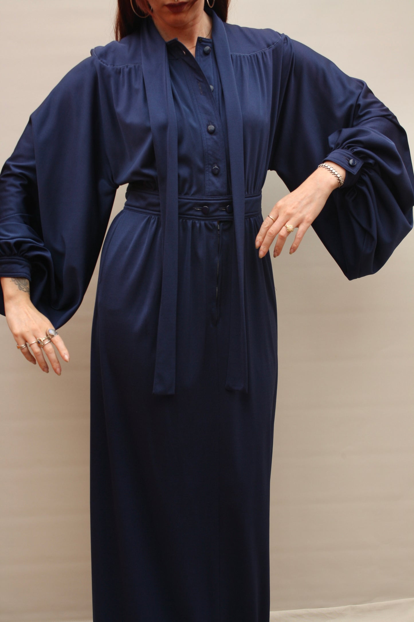 Vintage Jean Varon Maxi Dress