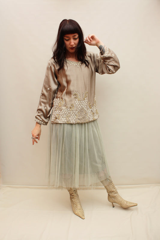 Vintage Silk Indian Blouse