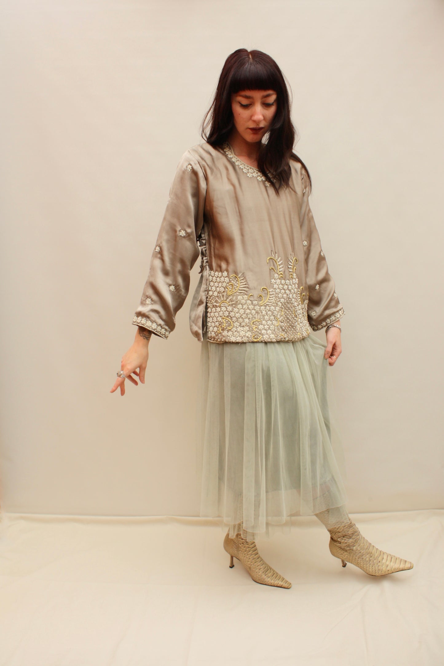 Vintage Silk Indian Blouse