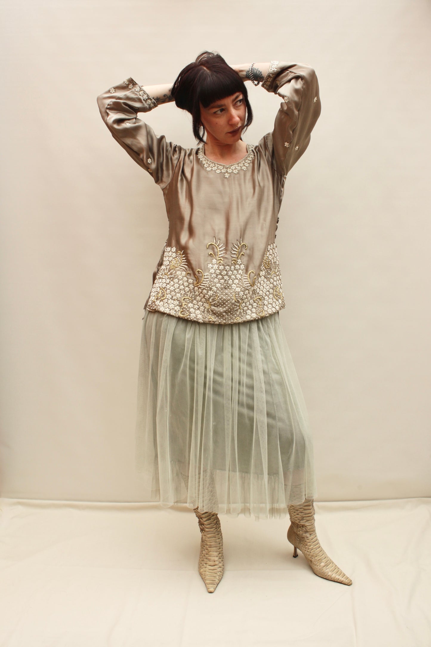 Vintage Silk Indian Blouse