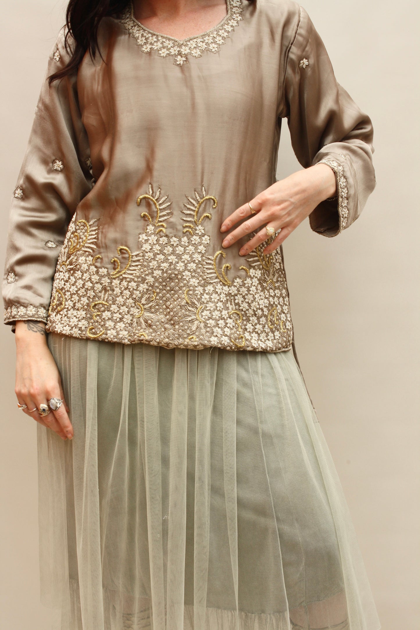 Vintage Silk Indian Blouse