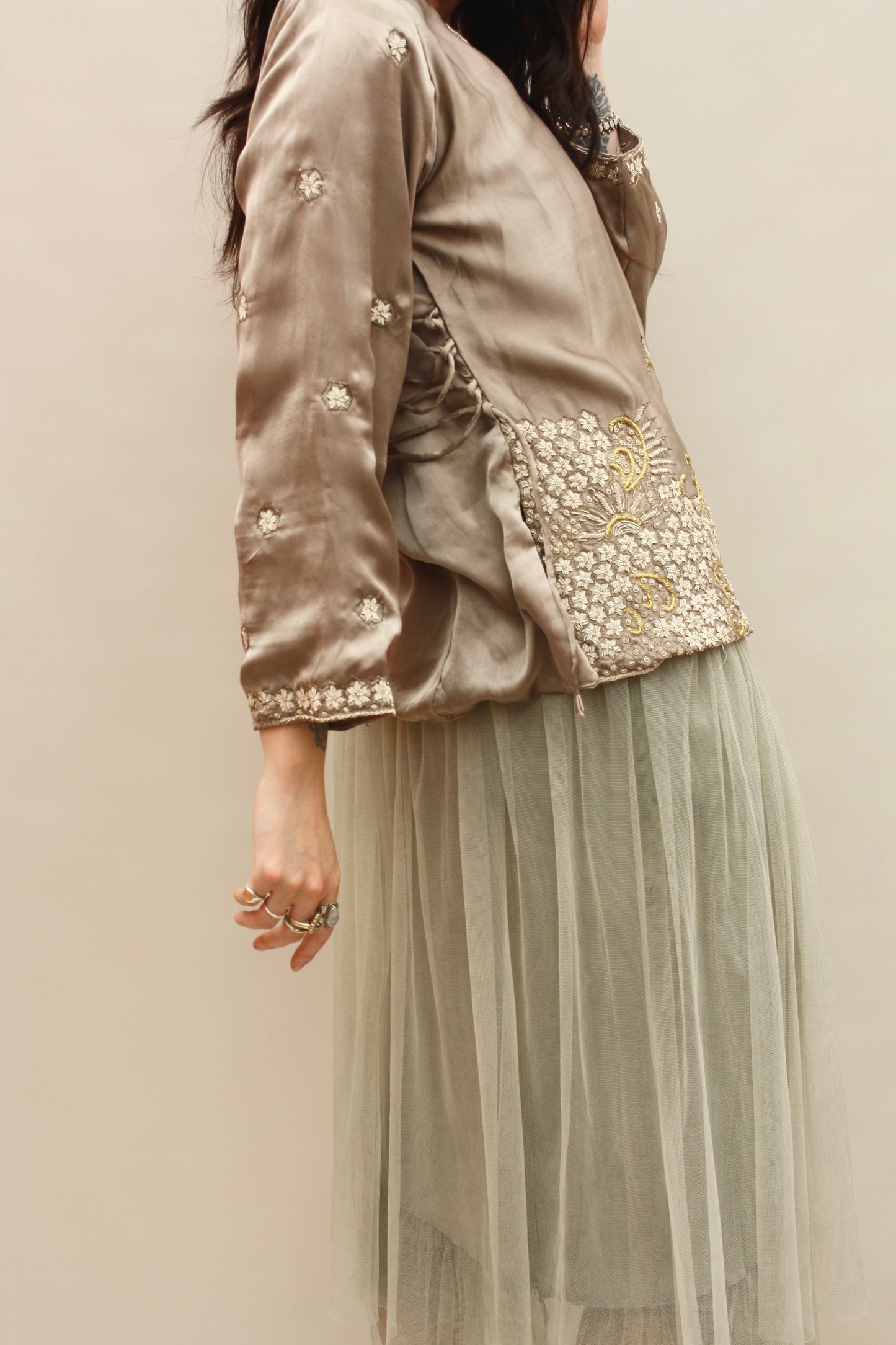 Vintage Silk Indian Blouse