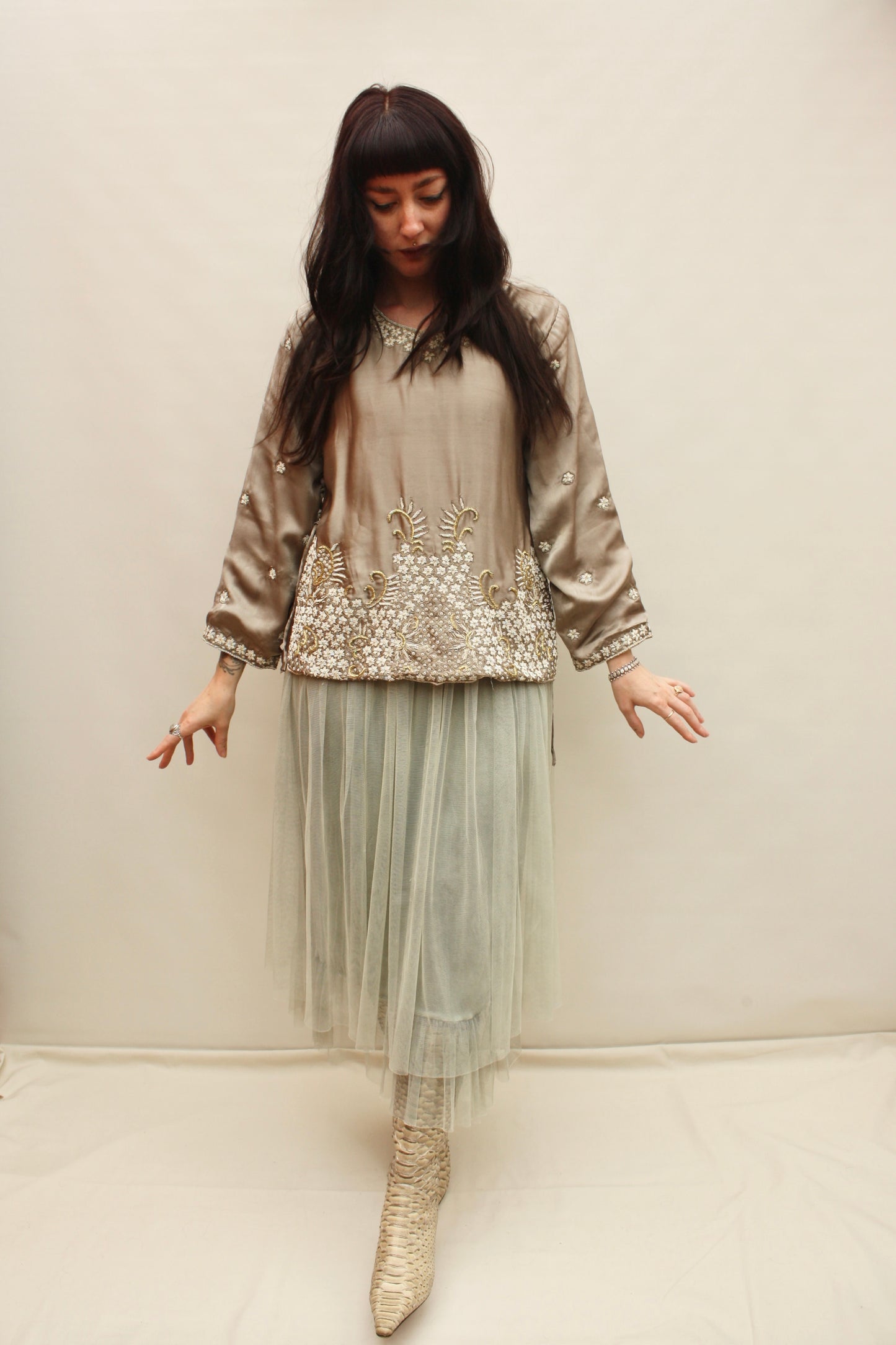 Vintage Silk Indian Blouse