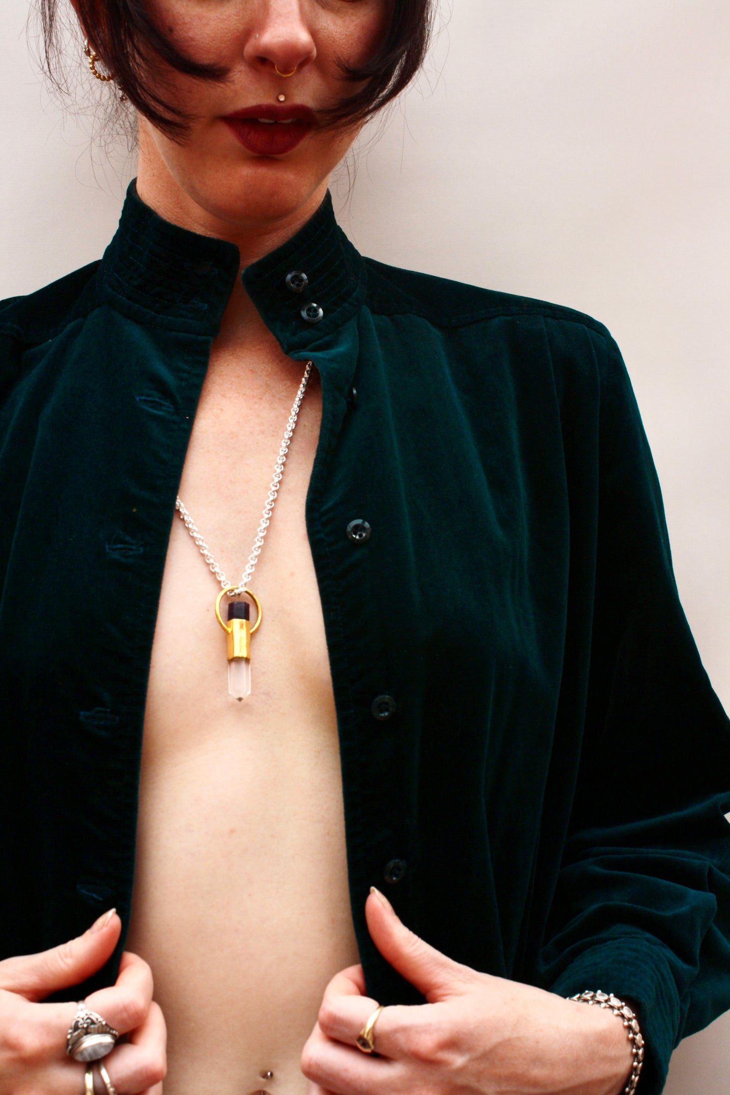 Amethyst Quartz Necklace