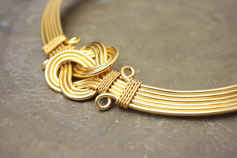 Woven Knot Choker Necklace