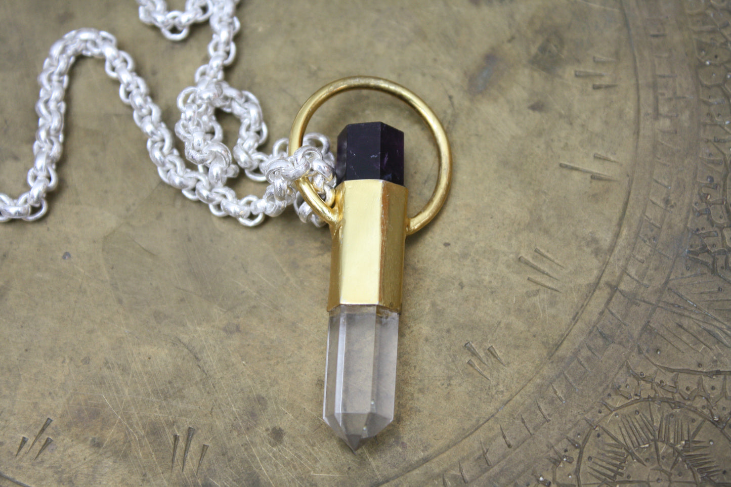 Amethyst Quartz Necklace