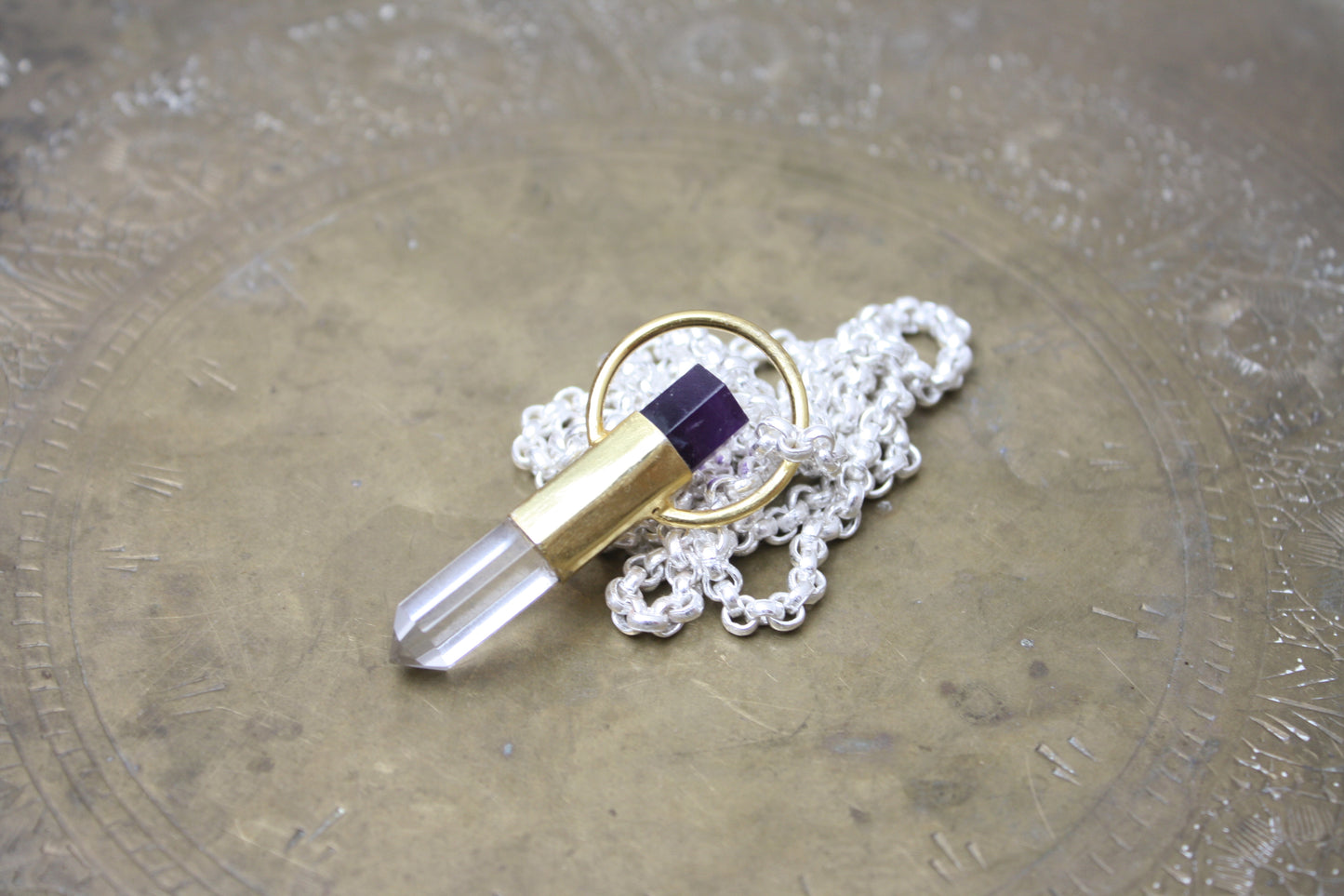 Amethyst Quartz Necklace