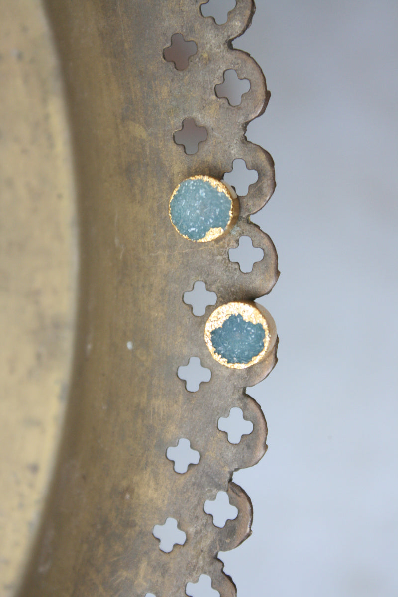 Azure Druzy Earrings
